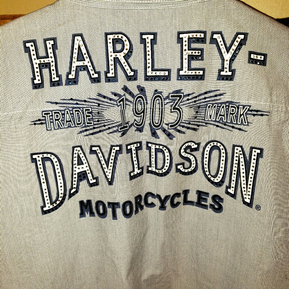 Harley-Davidson button up shirt